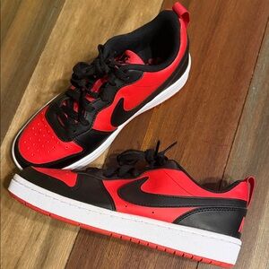 Nike Dynamic Red and Black Athletic Shoes BRAND NEW w/o box